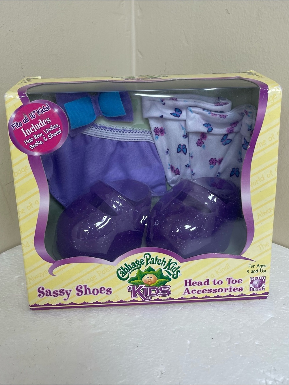 Vintage 2007 Cabbage Patch Kids "Sassy Shoes" Head to Toe Accessories Kit